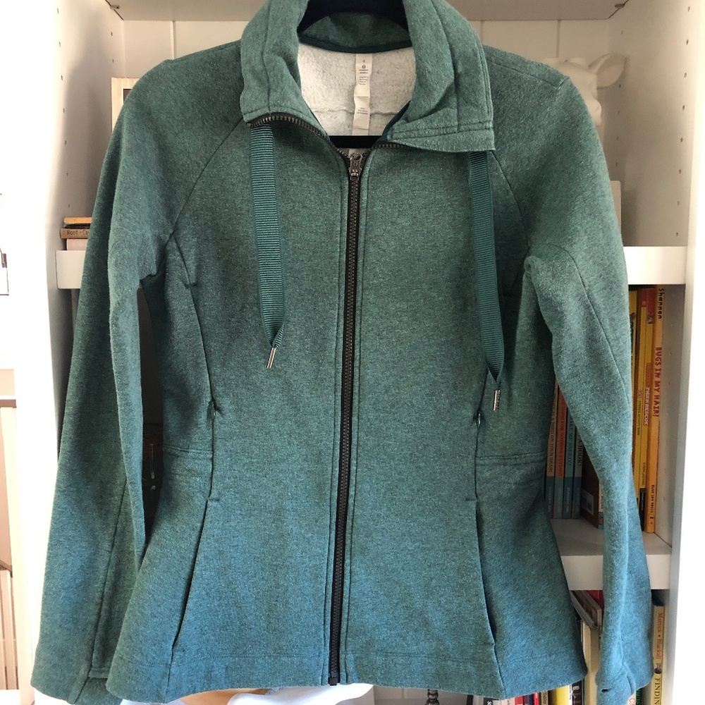 Lululemon Heathered Green Size 4 Sweatshirt